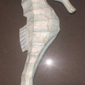 Carved wall art - Seahorse and Starfish